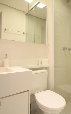 Apartamento à venda com 67m², 2 quartos e 1 vagaBanheiro da Suíte