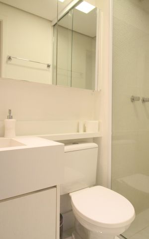 Apartamento à venda com 67m², 2 quartos e 1 vagaBanheiro da Suíte