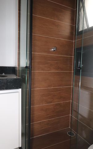 Apartamento à venda com 90m², 2 quartos e 1 vagaBanheiro Quarto 1 Suíte