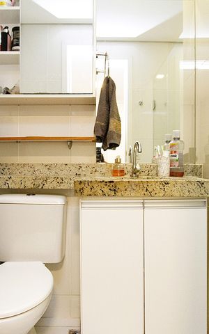 Apartamento à venda com 87m², 2 quartos e 2 vagasBanheiro da Suíte