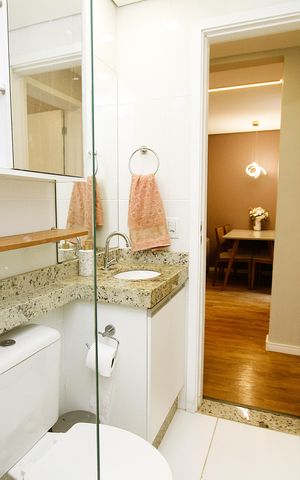 Apartamento à venda com 87m², 2 quartos e 2 vagasBanheiro Social