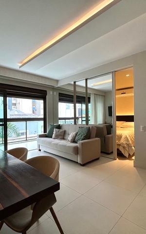 Apartamento para alugar com 56m², 1 quarto e 1 vaga Apartamento para alugar com 56m², 1 quarto e 1 vagaSala