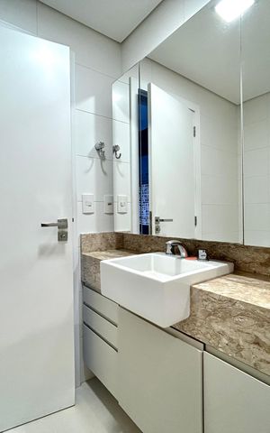Apartamento para alugar com 56m², 1 quarto e 1 vaga Apartamento para alugar com 56m², 1 quarto e 1 vagaBanheiro