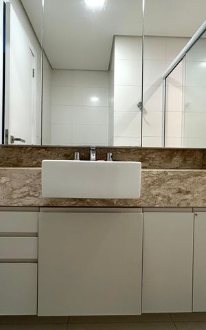 Apartamento para alugar com 56m², 1 quarto e 1 vaga Apartamento para alugar com 56m², 1 quarto e 1 vagaBanheiro