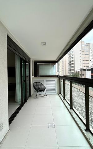 Apartamento para alugar com 56m², 1 quarto e 1 vaga Apartamento para alugar com 56m², 1 quarto e 1 vagaVaranda