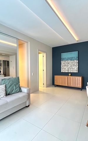 Apartamento para alugar com 56m², 1 quarto e 1 vaga Apartamento para alugar com 56m², 1 quarto e 1 vagaSala