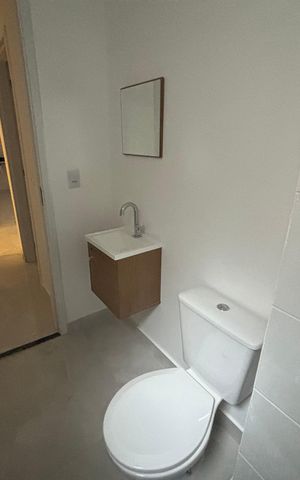 Apartamento à venda com 30m², 1 quarto e sem vaga Apartamento à venda com 30m², 1 quarto e sem vagaBanheiro social
