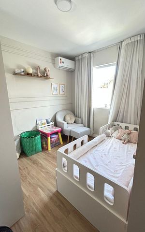 Casa à venda com 100m², 2 quartos e 2 vagasSuíte 2