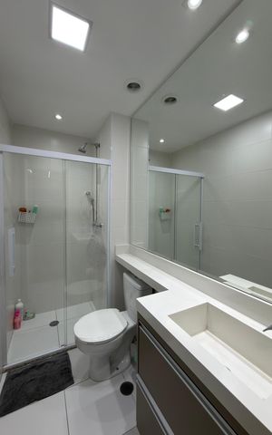 Apartamento à venda com 75m², 3 quartos e 2 vagas Apartamento à venda com 75m², 3 quartos e 2 vagasBanheiro Social