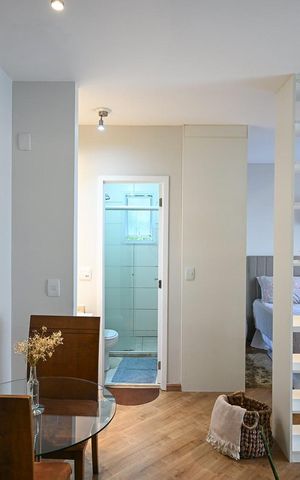 Studio para alugar com 38m², 1 quarto e 1 vagaSala