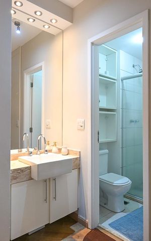 Studio para alugar com 38m², 1 quarto e 1 vagaBanheiro