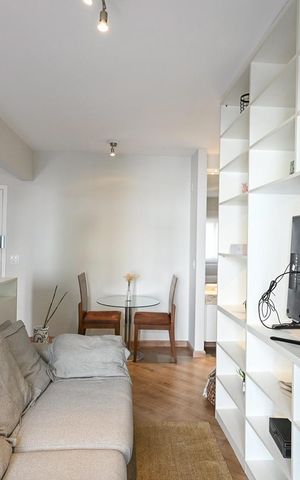 Studio para alugar com 38m², 1 quarto e 1 vagaSala