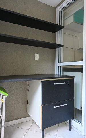 Studio para alugar com 38m², 1 quarto e 1 vagaVaranda
