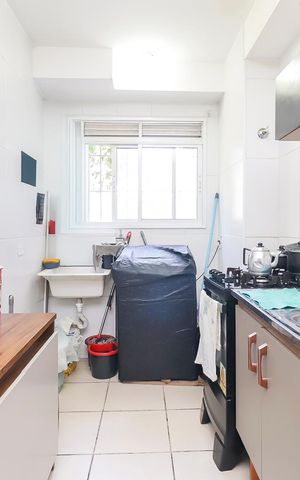 Apartamento à venda com 50m², 2 quartos e 1 vagaCozinha e Área de Serviço