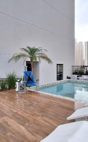 Apartamento à venda com 24m², 1 quarto e sem vaga Apartamento à venda com 24m², 1 quarto e sem vagaPiscina