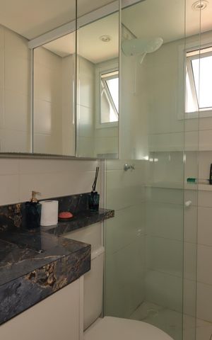 Apartamento à venda com 54m², 2 quartos e 1 vagaBanheiro