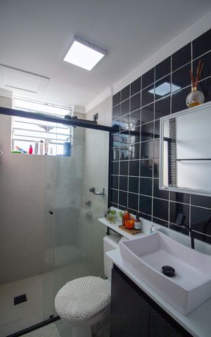Apartamento para alugar com 45m², 2 quartos e 1 vaga Apartamento para alugar com 45m², 2 quartos e 1 vagaBanheiro