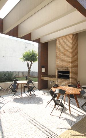 Apartamento à venda com 48m², 1 quarto e 1 vagaChurrasqueira
