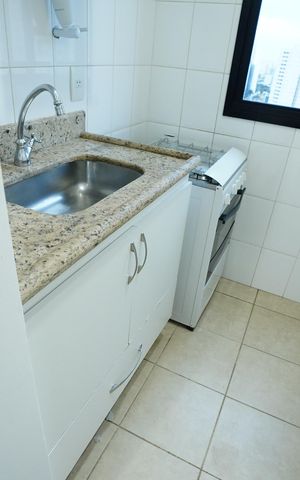 Apartamento à venda com 45m², 1 quarto e 1 vaga