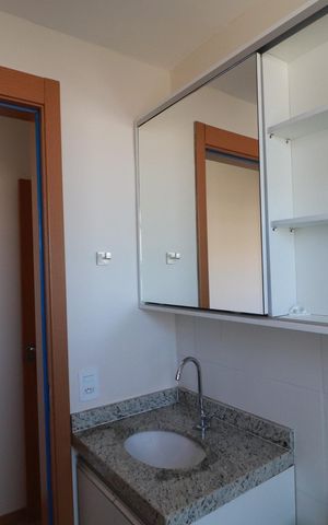 Apartamento para alugar com 61m², 2 quartos e 1 vagaBanheiro suite 
