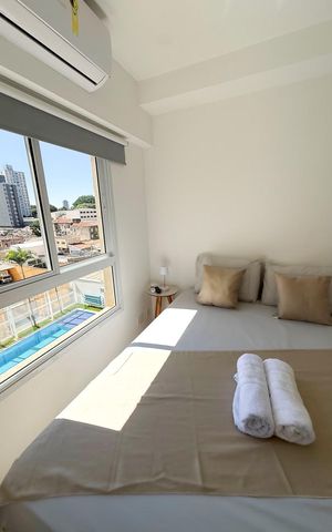 Apartamento para alugar com 42m², 1 quarto e 1 vaga