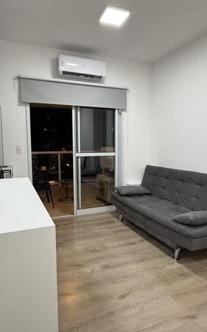 Apartamento para alugar com 42m², 1 quarto e 1 vaga