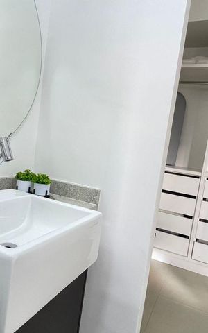 Apartamento para alugar com 46m², 1 quarto e 1 vagaBanheiro