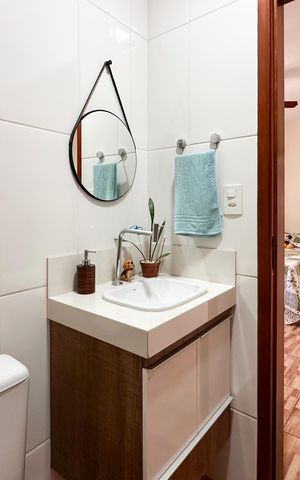 Casa à venda com 149m², 2 quartos e 2 vagas Casa à venda com 149m², 2 quartos e 2 vagasBanheiro da Suíte 2