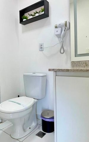 Apartamento para alugar com 41m², 1 quarto e 1 vaga Apartamento para alugar com 41m², 1 quarto e 1 vagaBanheiro