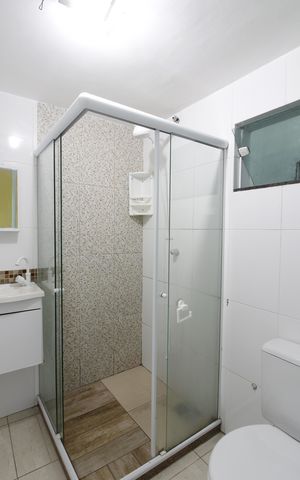 Casa para alugar com 60m², 1 quarto e sem vagaBanheiro social 