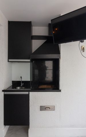 Apartamento à venda com 83m², 3 quartos e 2 vagasVaranda gourmet 