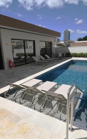 Apartamento para alugar com 46m², 1 quarto e 1 vaga