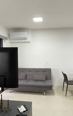 Apartamento para alugar com 46m², 1 quarto e 1 vaga