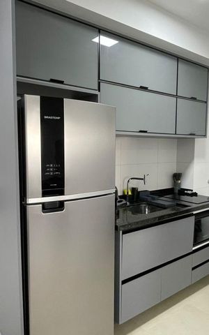 Apartamento para alugar com 46m², 1 quarto e 1 vaga