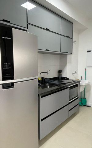 Apartamento para alugar com 46m², 1 quarto e 1 vaga