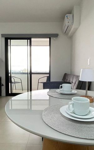 Apartamento para alugar com 46m², 1 quarto e 1 vaga
