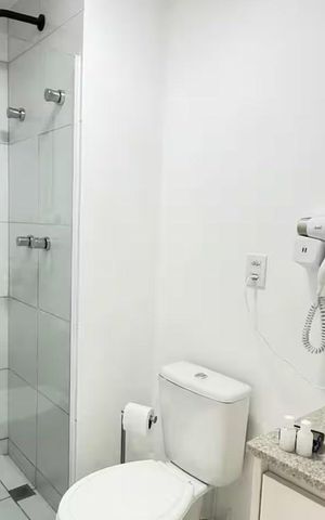 Apartamento para alugar com 41m², 1 quarto e 1 vaga Apartamento para alugar com 41m², 1 quarto e 1 vagaBanheiro