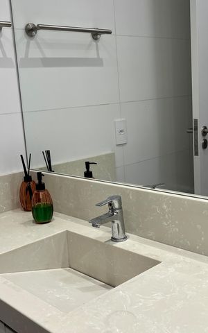 Apartamento para alugar com 208m², 4 quartos e 2 vagasBanheiro da Suíte 1