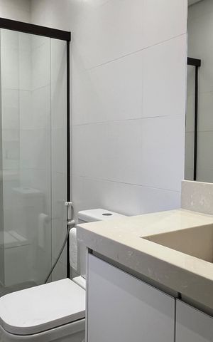 Apartamento para alugar com 208m², 4 quartos e 2 vagasBanheiro da Suíte 2