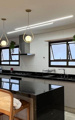 Apartamento para alugar com 208m², 4 quartos e 2 vagasCozinha 