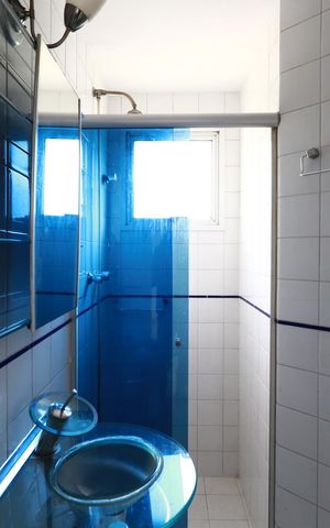 Apartamento à venda com 54m², 2 quartos e 2 vagasBanheiro Social