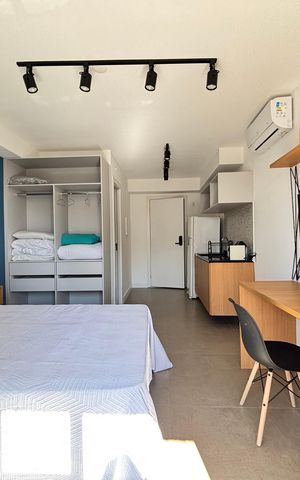 Studio à venda com 25m², 1 quarto e sem vaga Studio à venda com 25m², 1 quarto e sem vagaStudio