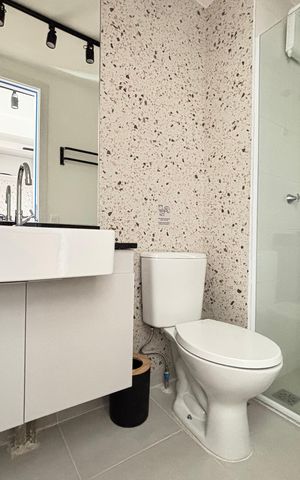 Studio à venda com 25m², 1 quarto e sem vaga Studio à venda com 25m², 1 quarto e sem vagaBanheiro