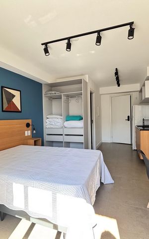 Studio à venda com 25m², 1 quarto e sem vaga Studio à venda com 25m², 1 quarto e sem vagaStudio