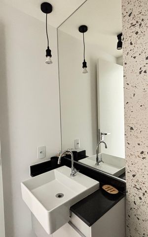 Studio à venda com 25m², 1 quarto e sem vaga Studio à venda com 25m², 1 quarto e sem vagaBanheiro