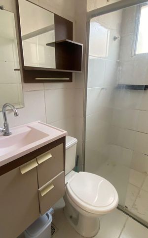Apartamento para alugar com 47m², 1 quarto e 1 vaga Apartamento para alugar com 47m², 1 quarto e 1 vagaBanheiro