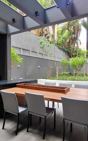 Studio para alugar com 26m², 1 quarto e sem vaga Studio para alugar com 26m², 1 quarto e sem vagaÁrea Comum - Churrasqueira