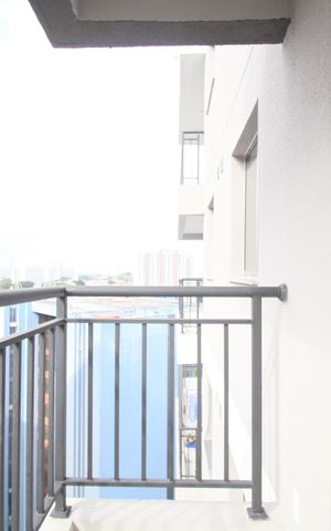 Apartamento à venda com 37m², 2 quartos e sem vagaVaranda