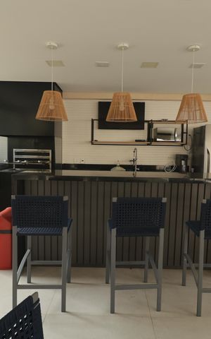 Apartamento à venda com 178m², 3 quartos e 3 vagasÁrea comum - Churrasqueira