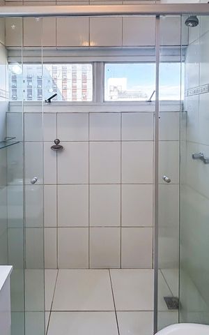 Apartamento à venda com 69m², 1 quarto e 1 vaga Apartamento à venda com 69m², 1 quarto e 1 vagaBanheiro de Suíte